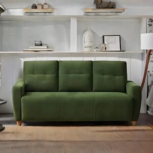 3 Seater Sofa (Fabric, Avocado Green)