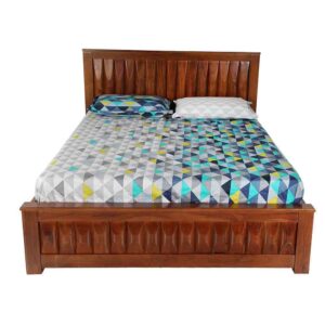 Teak Wood King Size Bed Room