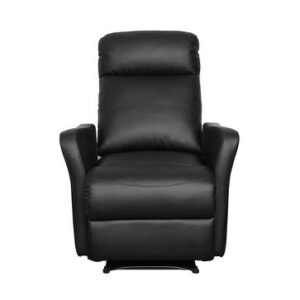 One Seater Manual Recliner In Black Colour