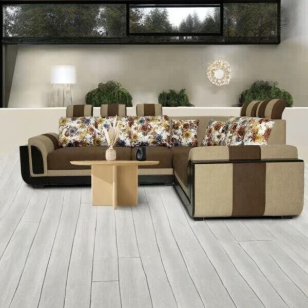 Oxford Corner Sofa Set L Shape BROWN with TEIGEN