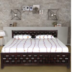 Sheesham Wood King Size Bed.